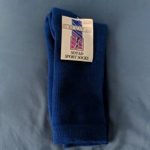 Blue sports socks